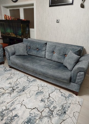 İKİNCİ EL 3LÜ KOLTUK TAKIMI - Görsel 2