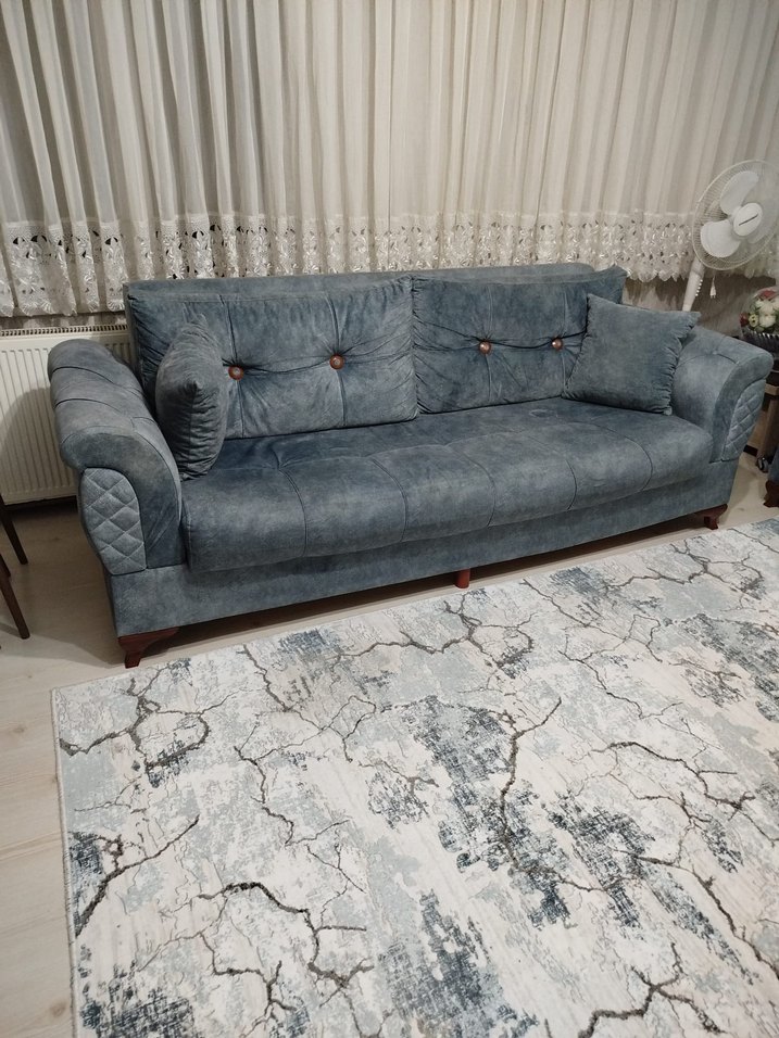 İKİNCİ EL 3LÜ KOLTUK TAKIMI - Görsel 4