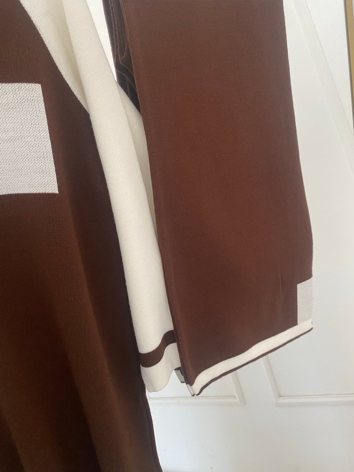 Kahverengi Triko Tunik Takım - Görsel 2