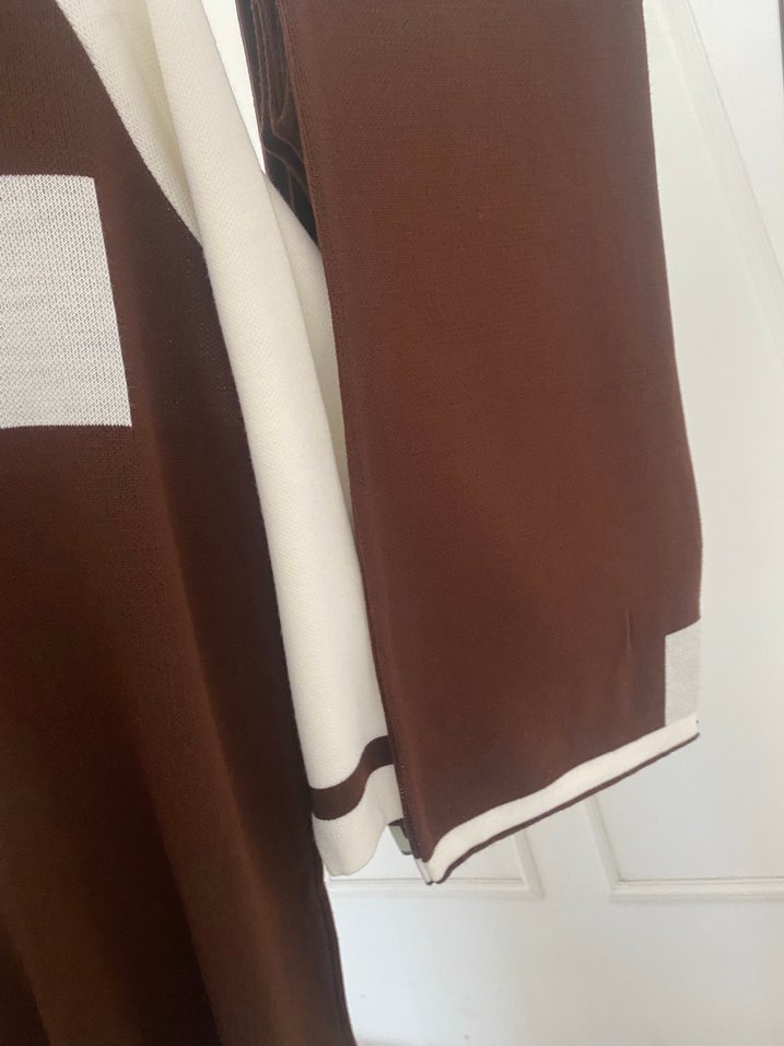 Kahverengi Triko Tunik Takım - Görsel 3