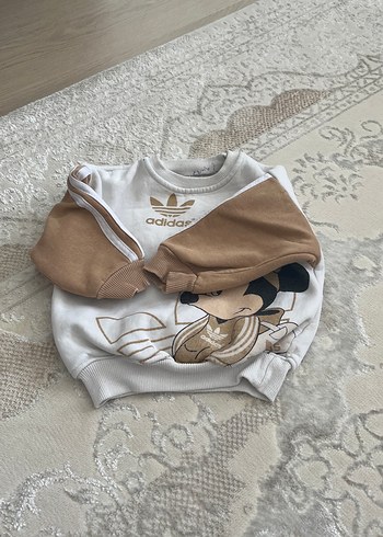 Diğer Bebek Kız Triko Takım, Uzun Kollu, Baskılı, Kahverengi