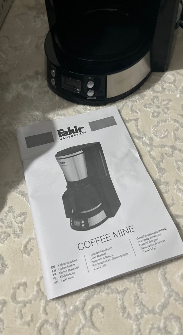 Fakir Coffee Mine Siyah Kahve Makinesi - Görsel 2