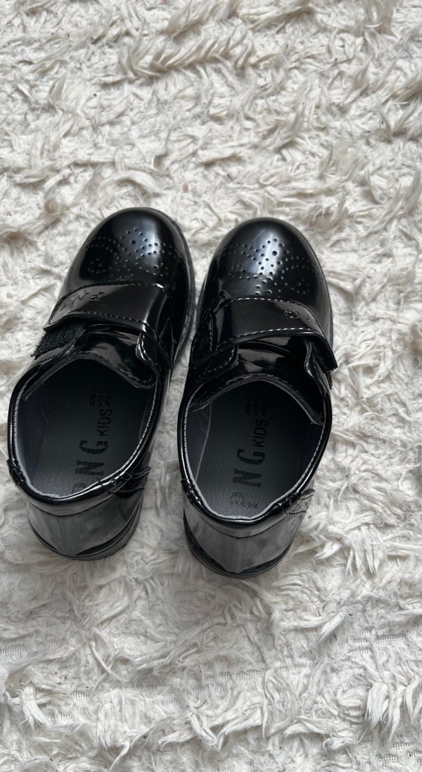 Siyah Rugan Tokalı Erkek Çocuk Özel Ayakkabı - Görsel 3