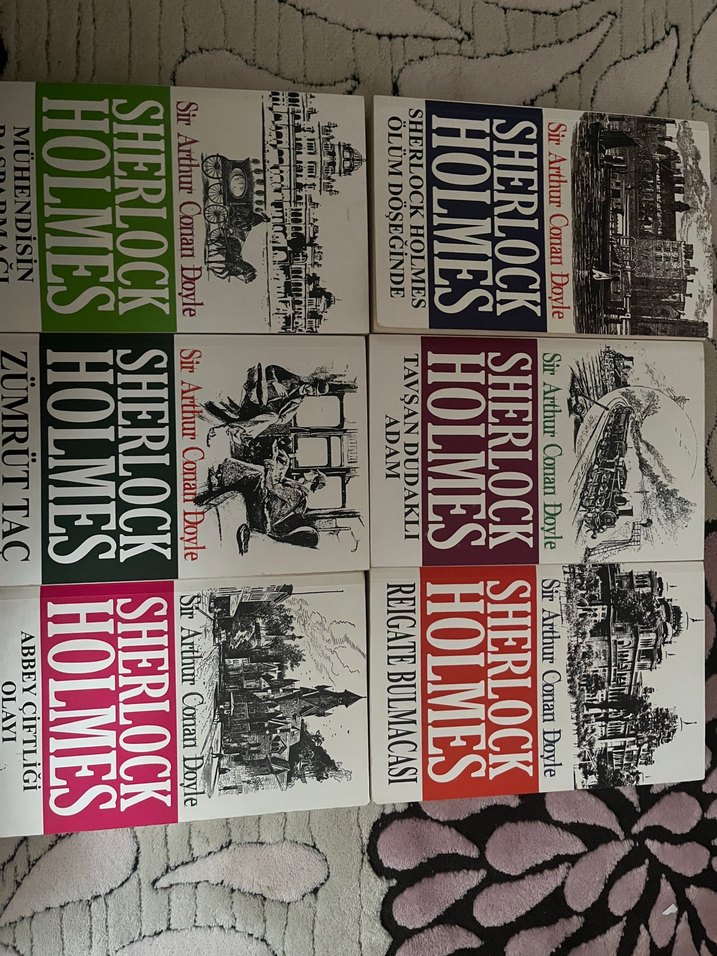 Sherlock Holmes 6 Kitap Dedektif Roman Seti - Görsel 2