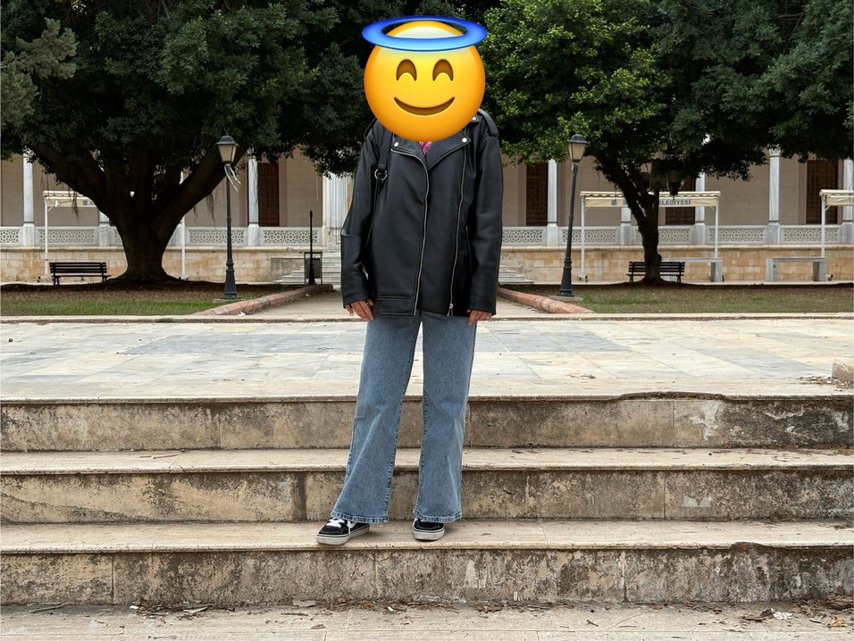 Lcw Siyah Kadın Deri Biker Ceket - Görsel 4