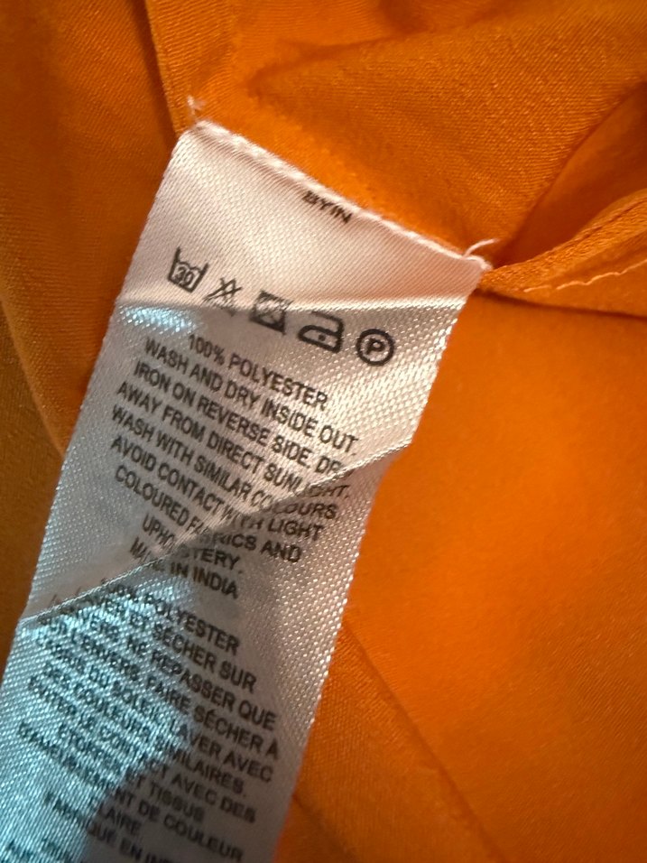 Turuncu Kadın SUzun Kollu, Kayık Yaka - Görsel 5