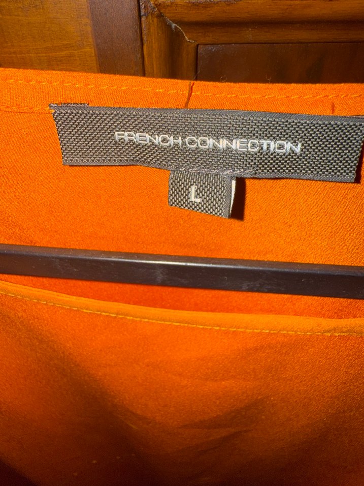 Turuncu Kadın SUzun Kollu, Kayık Yaka - Görsel 4