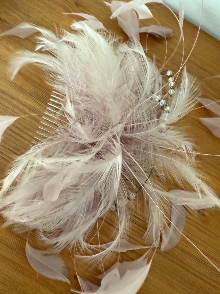 Tüylü ve Taşlı Kadın Saç tolası - Görsel 2