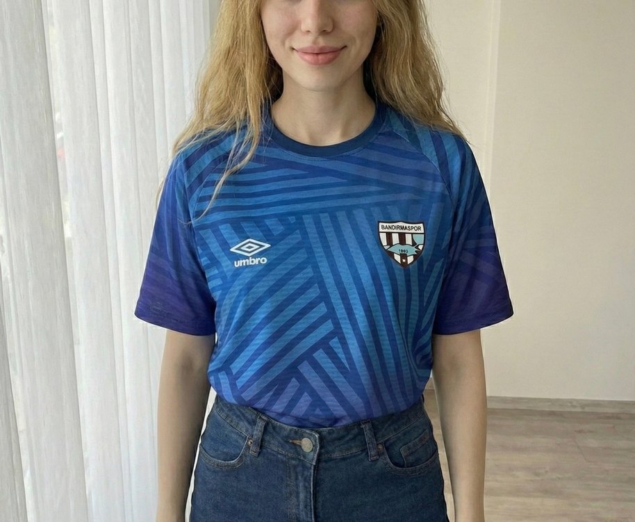 Orijinal Umbro Bandırmaspor 2024 Mavi Enerji Forma  S Beden - Görsel 2