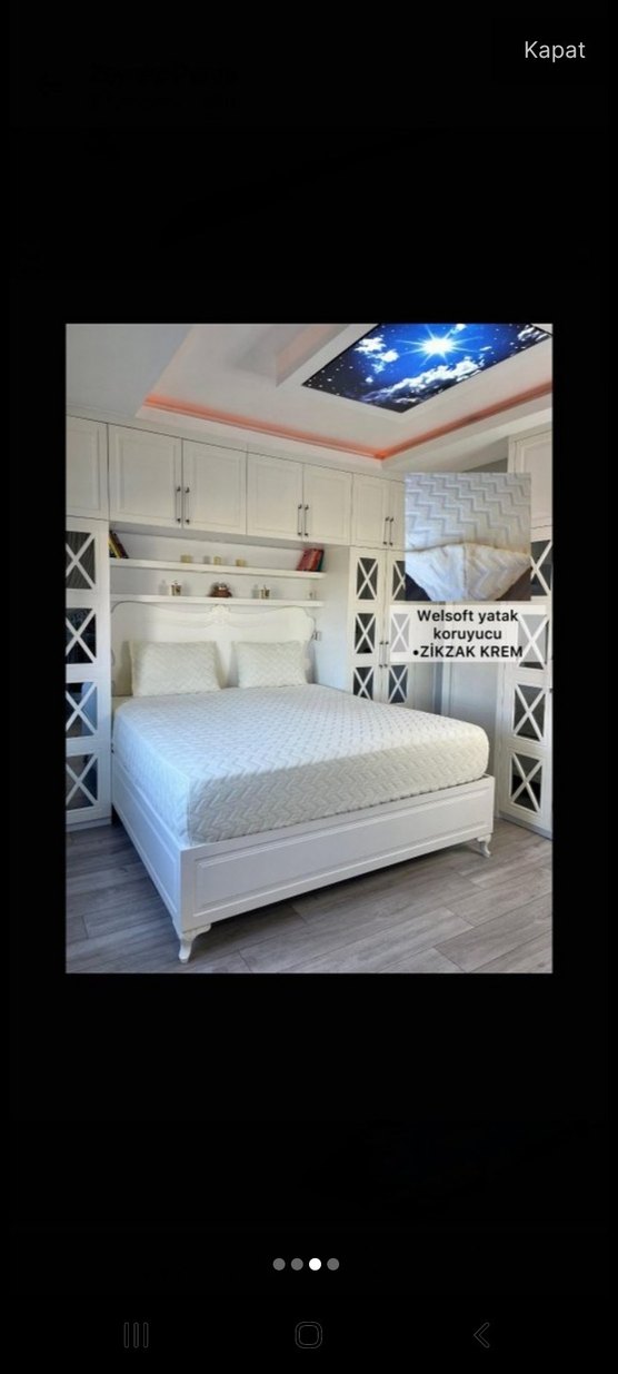 Welsoft Baklava Vizon Yatak Koruyucu - Görsel 3