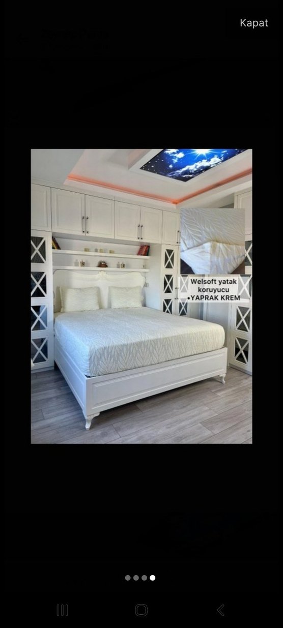 Welsoft Baklava Vizon Yatak Koruyucu - Görsel 4