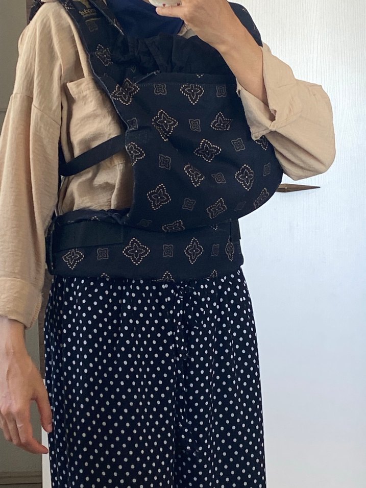 Siyah Desenli Bebek Taşıyıcı - Görsel 3