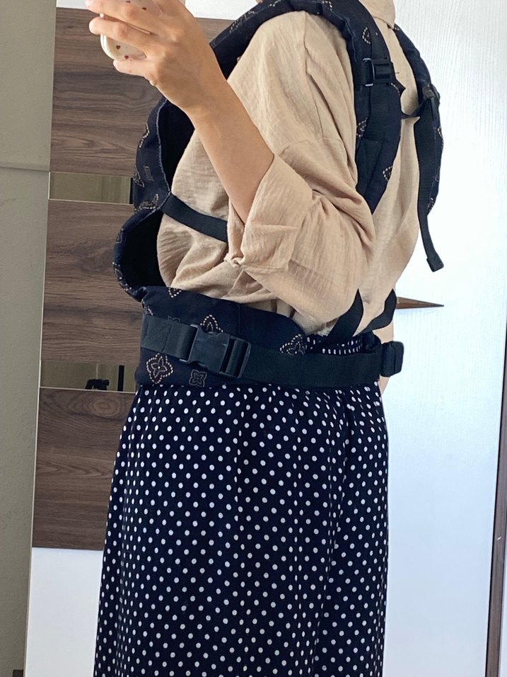 Siyah Desenli Bebek Taşıyıcı - Görsel 2