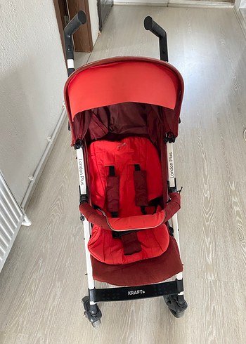 Kraft Koyu Kırmızı Bebek Arabası