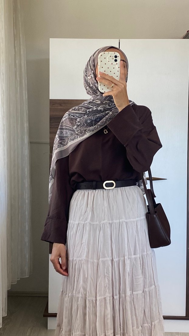 Krem rengi etek - Görsel 2