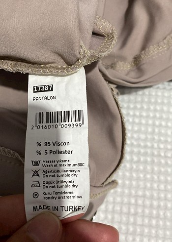 Kadın Vizyon Rengi Basic Pantolon - Görsel 2