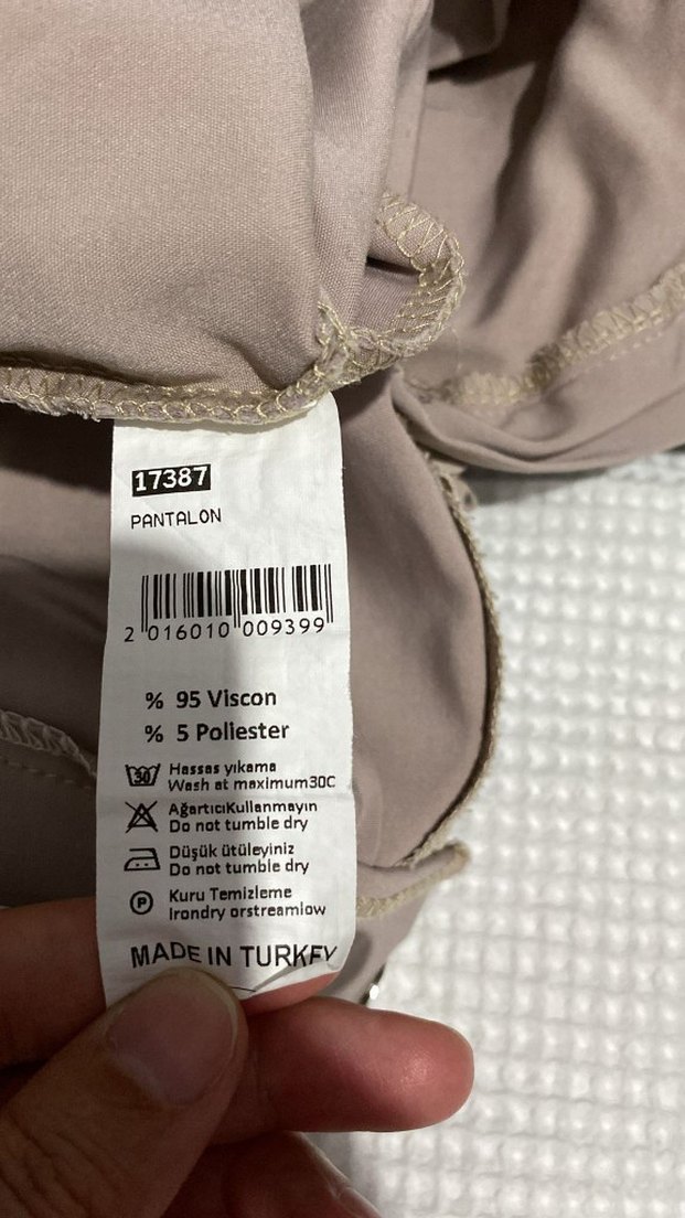 Kadın Vizyon Rengi Basic Pantolon - Görsel 2