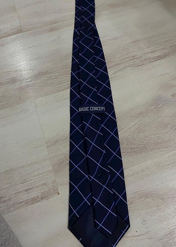 Lacivert Ekose Erkek Kravat - Görsel 3