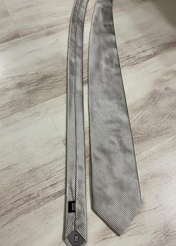 Gri Erkek Kravat - Görsel 4