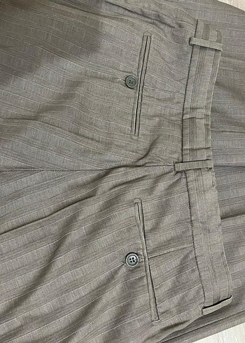 Gri Çizgili Takım Elbise(ceket-pantolon) - Görsel 10