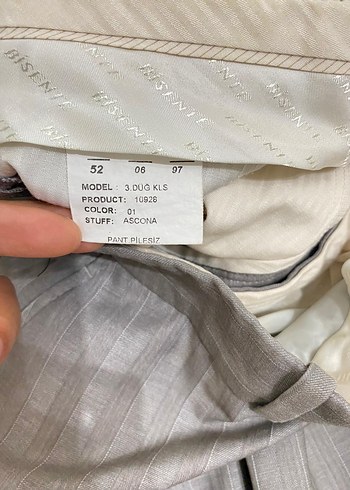 Gri Çizgili Takım Elbise(ceket-pantolon) - Görsel 11