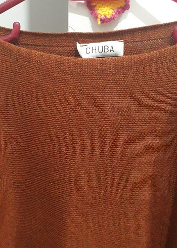 Kadın Tarçın Rengi Triko Panço - Görsel 10