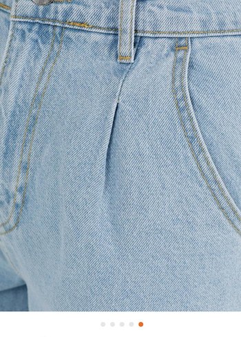 Kadın Buz Mavisi Kot Pantolon - Görsel 3