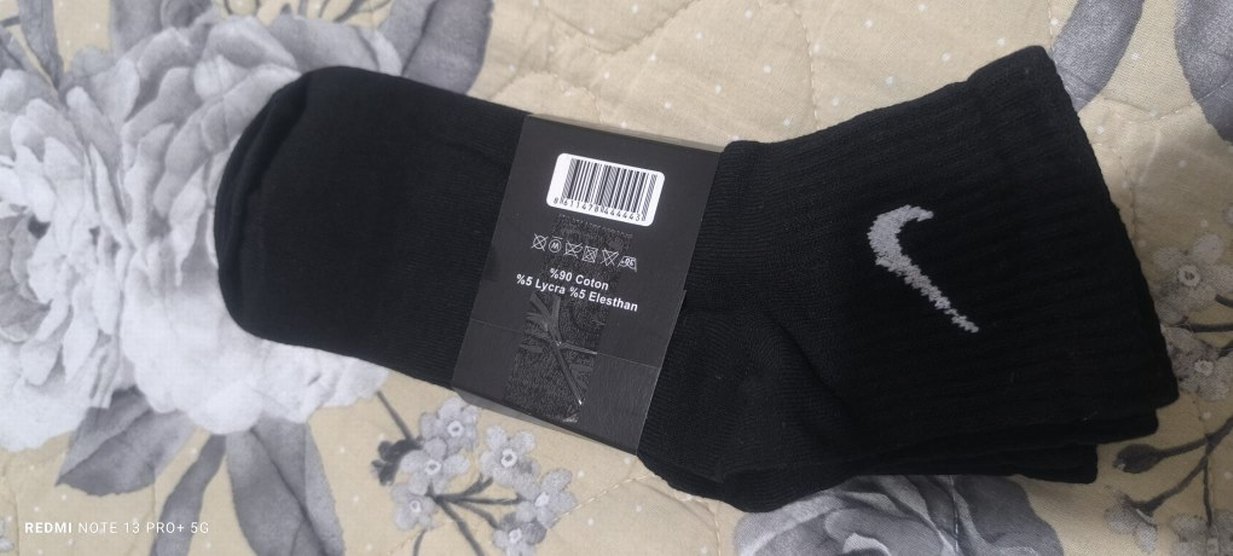 Nike Siyah Erkek 12'li Çorap - Görsel 4