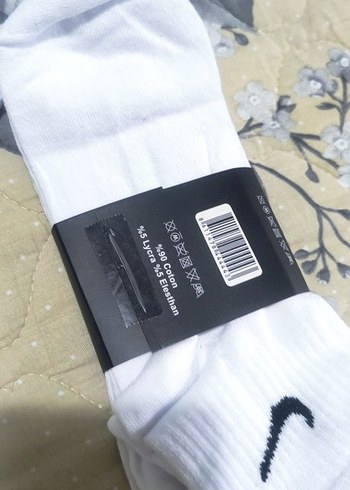 Nike Beyaz Erkek Midi 12'li Çorap - Görsel 5