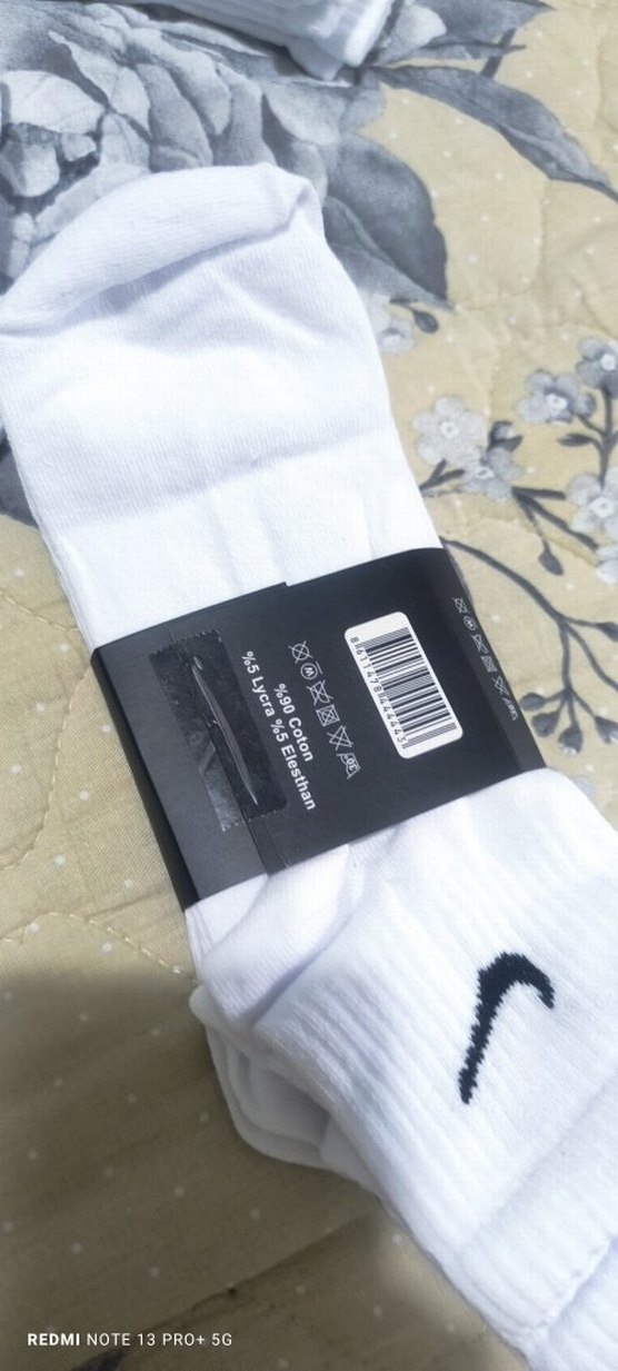 Nike Beyaz Erkek Midi 12'li Çorap - Görsel 5