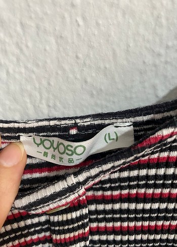 l Beden çeşitli Renk Düğmeli Çizgili Kadın Kısa Atlet