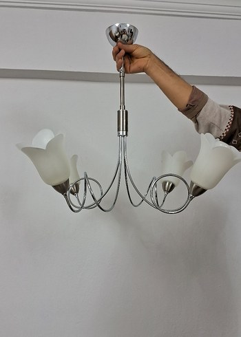 Beyaz 4/3 Kollu Avize - Görsel 2