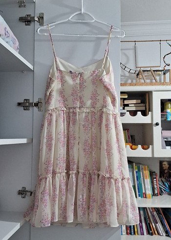 Milla Pembe Midi Elbise - Görsel 2