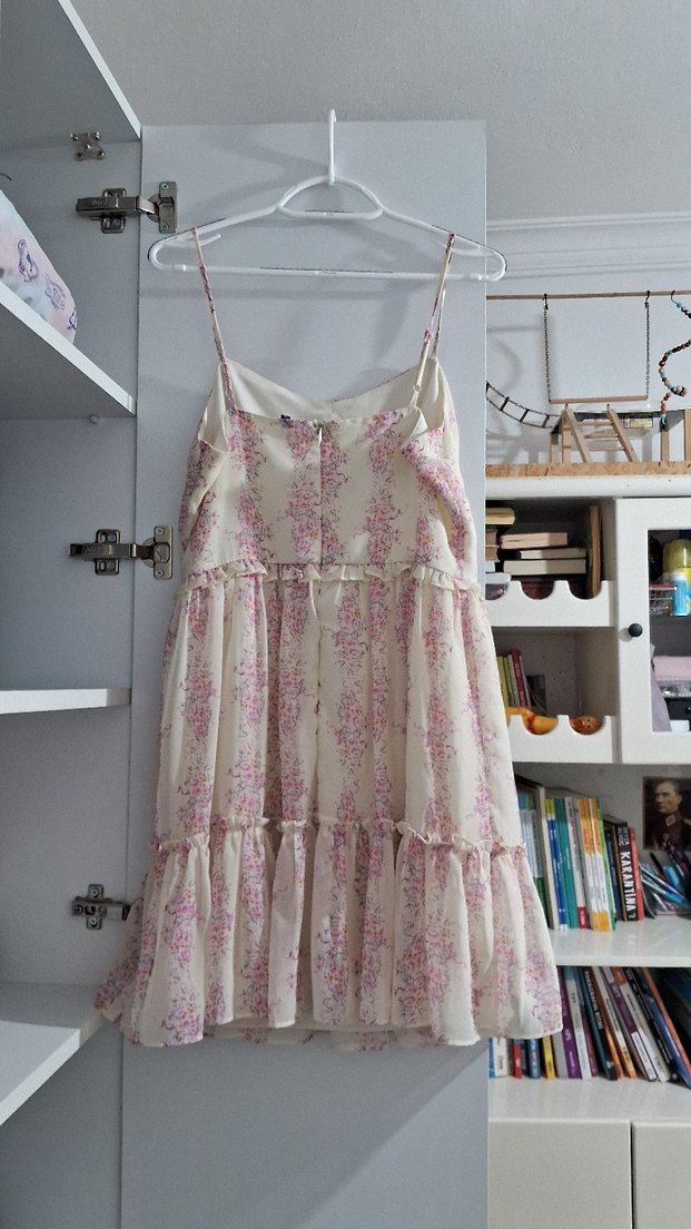 Milla Pembe Midi Elbise - Görsel 2