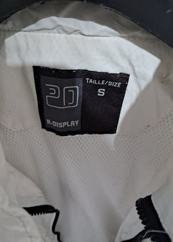 Kadın Beyaz Fermuarlı Rüzgarlık - Görsel 2