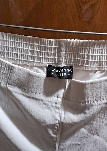 Beyaz büyük beden Pantolon - Görsel 3