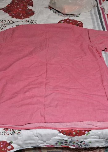 Dantel Detaylı Pembe Büyük beden Bluz - Görsel 3