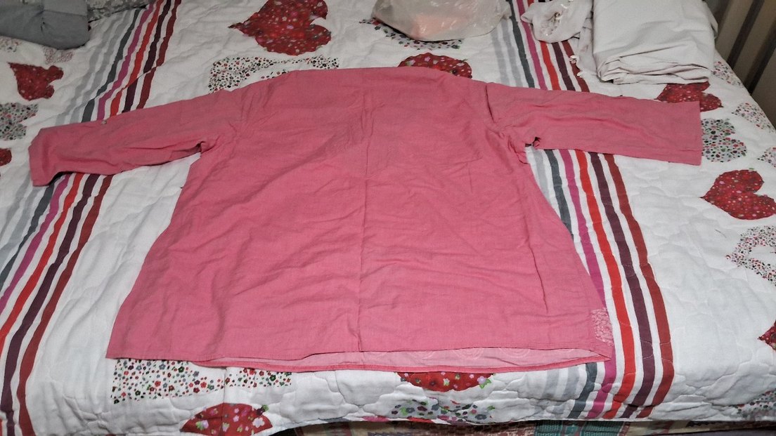 Dantel Detaylı Pembe Büyük beden Bluz - Görsel 3