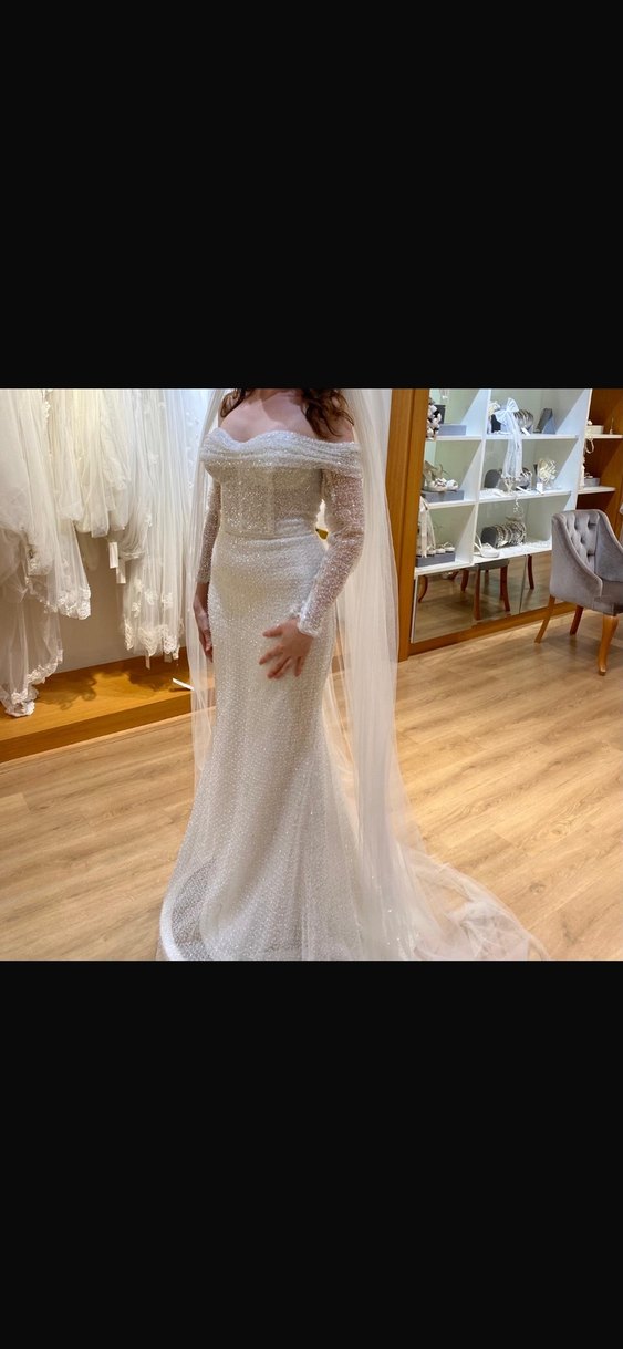 Oleg cassini gelinlik/nişanlık/söz elbisesi - Görsel 3