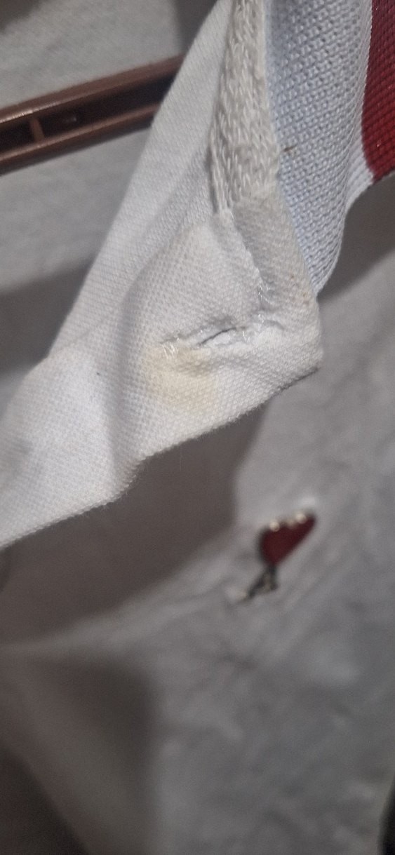 Beyaz,  Düğmeli Erkek/kadın  Polo Tişört - Görsel 2