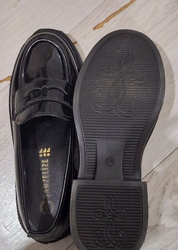 Siyah Tokalı Platform Topuklu Loafer - Görsel 3