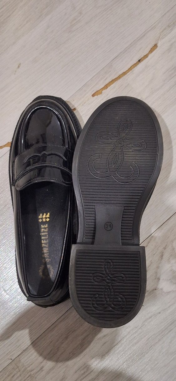 Siyah Tokalı Platform Topuklu Loafer - Görsel 3