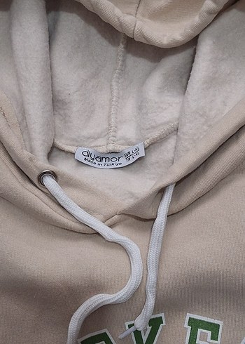 Bej Salaş Kadın Sweatshirt - Görsel 4