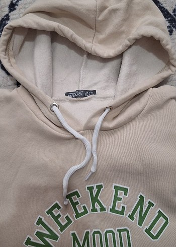 Bej Salaş Kadın Sweatshirt - Görsel 3