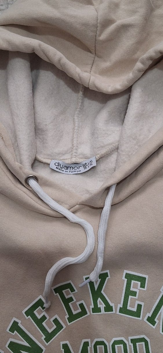 Bej Salaş Kadın Sweatshirt - Görsel 4