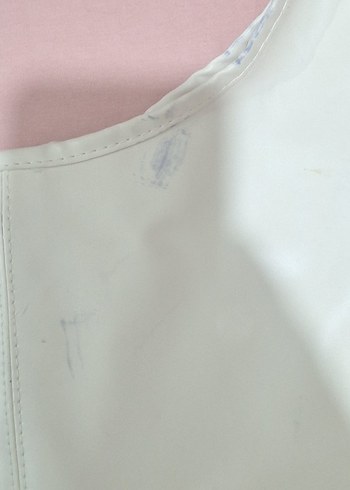 Tokalı Beyaz Kadın Omuz Çantası - Görsel 2