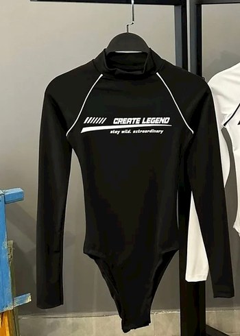 Creste legend bodysuit bluz-siyah
