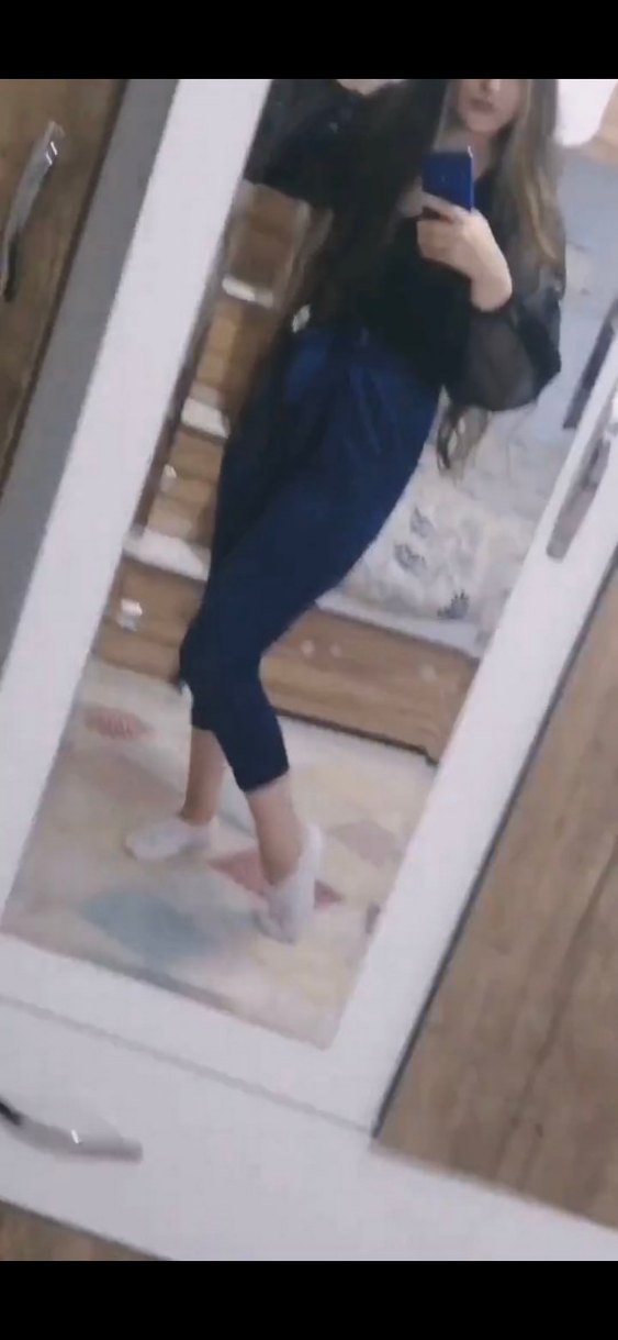 Kadın Mavi Midi Denim Cigarette Pantolon - Görsel 3