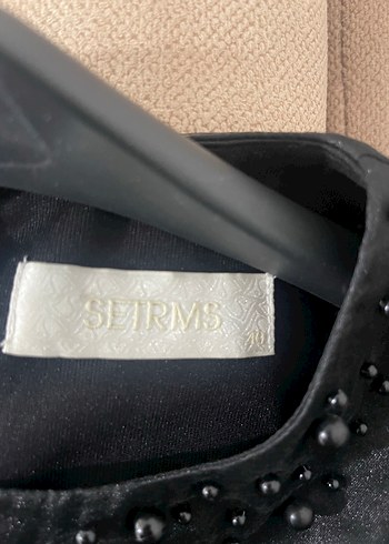 Abiye SETRMS Siyah Uzun Kollu Gotik Elbise