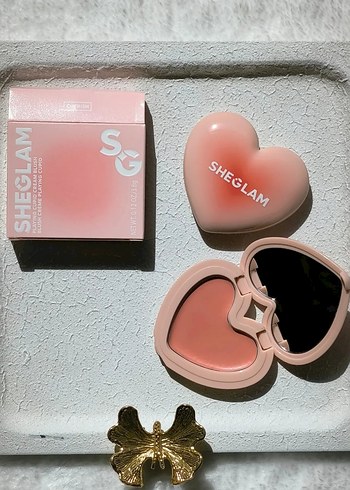 Diğer Sheglam Kalp Şekilli Pembe Allık